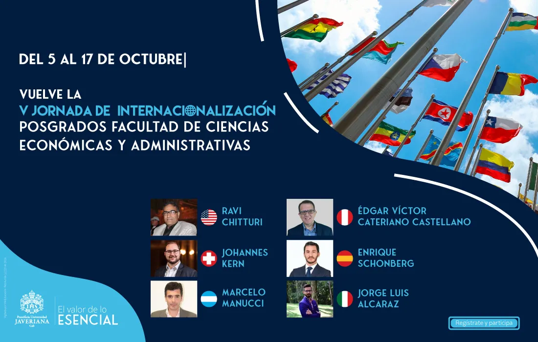 Llegó la V Jornada de Internacionalización Posgrados FCEA Llegó la V Jornada de Internacionalización Posgrados FCEA