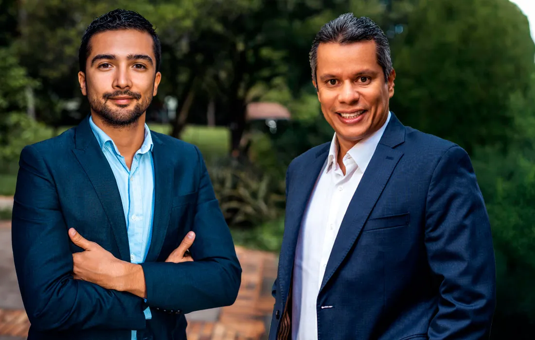 Sebastián López Estrada y Alexei Arbona, profesores del Departamento de Economía de la Javeriana Cali Sebastián López Estrada y Alexei Arbona, profesores del Departamento de Economía de la Javeriana Cali