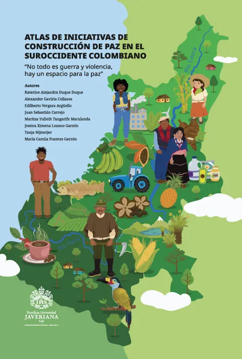 Portada Atlas de iniciativas de construcción de paz en el suroccidente colombiano